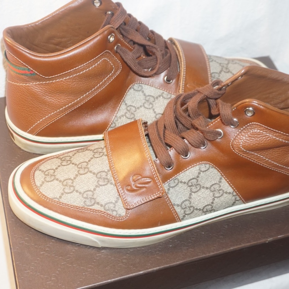 Men's Gucci High Top Sneaker US Size 11.5